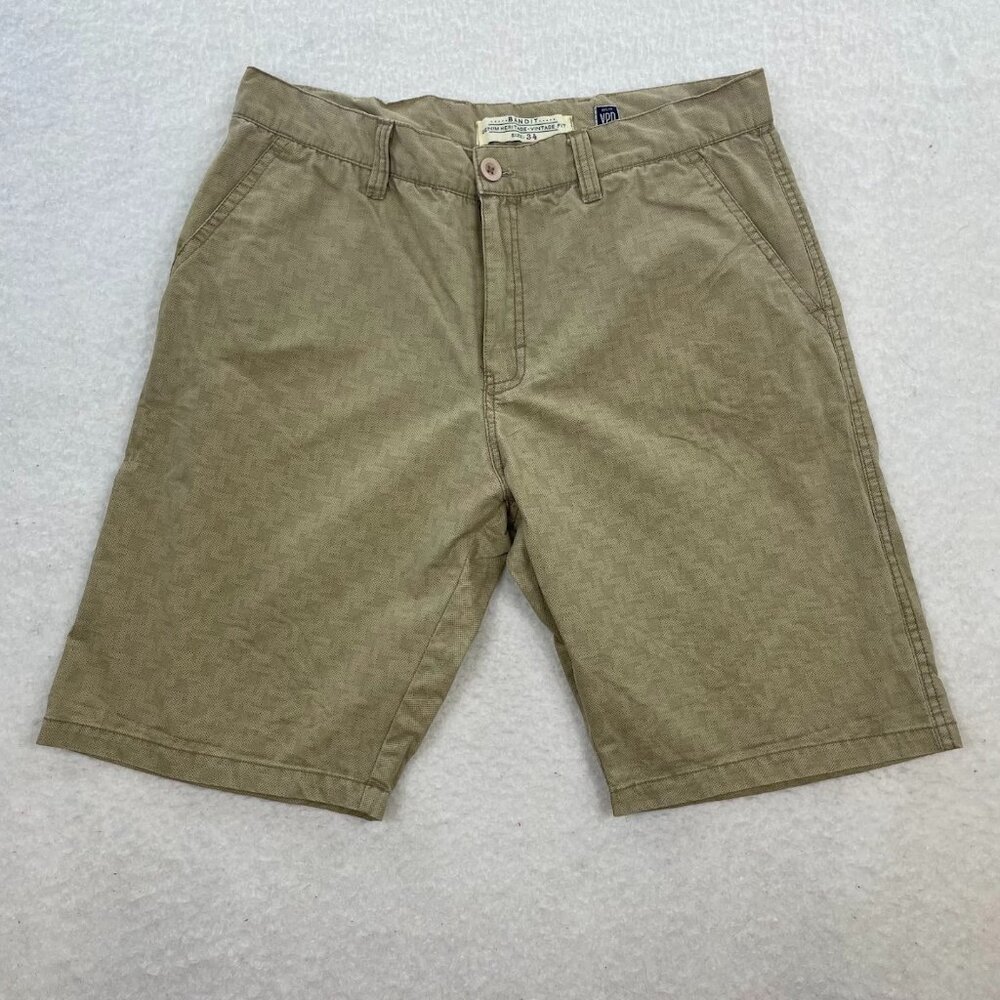 Bandit Denim Heritage Vintage Fit Men's Tan Shorts Size 34